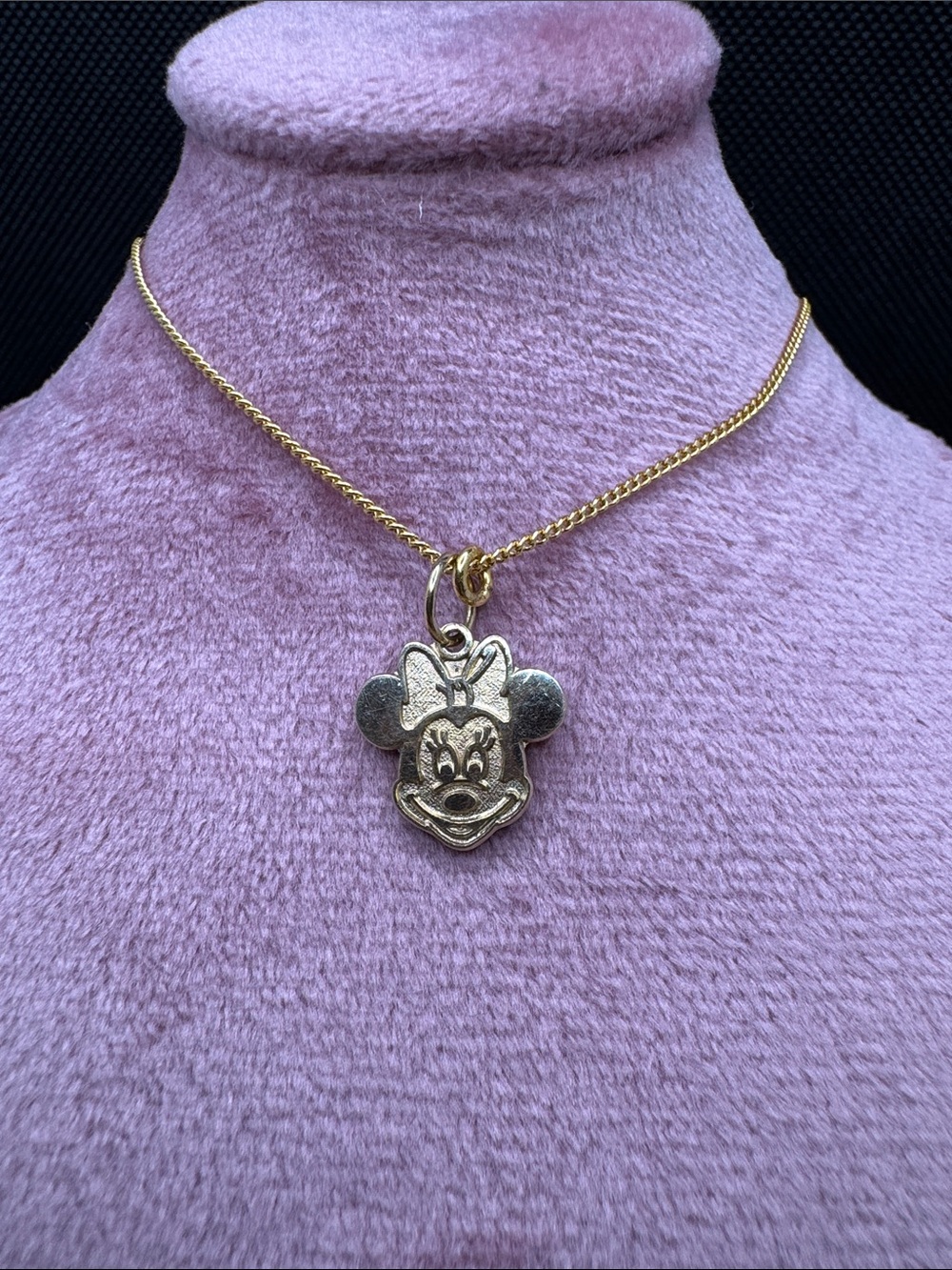 Vintage Disney 14k Gold Plated Minnie Mouse Charm Only RARE!!!